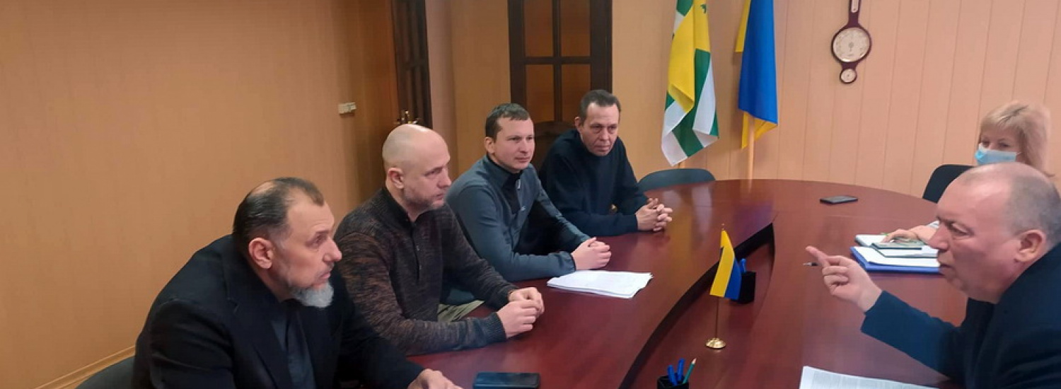 Міській голова міста Рубіжного провів робочу зустріч з ветеранами АТО/ООС