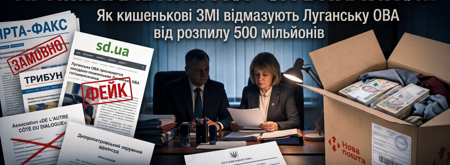 Criminal Choir on Call: How Co-Opted Media Whitewash the Luhansk Administration’s 500M UAH Scheme