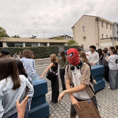 Firecrackers, Slogans, and Street Interviews: My Live Report from the Lycée Blockade