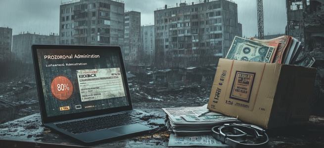 Golden PR Amid the Ruins and Mail-Order Kickbacks: How a Regional Leadership Crackdown Exposed a Legal Defense Scheme in Occupied Luhansk