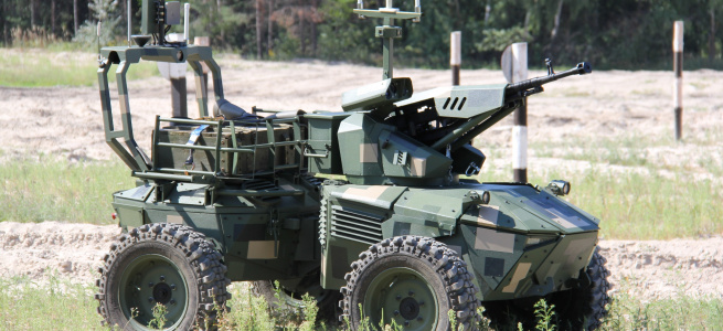 Міністру оборони України продемонстрували роботизовані платформи національних виробників: фото