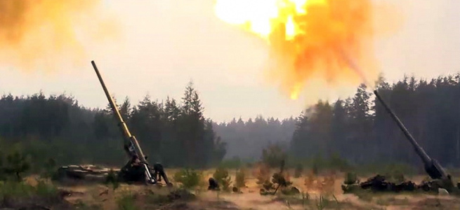 Росіяни накопичують на Луганщині важку зброю САУ «Малка»