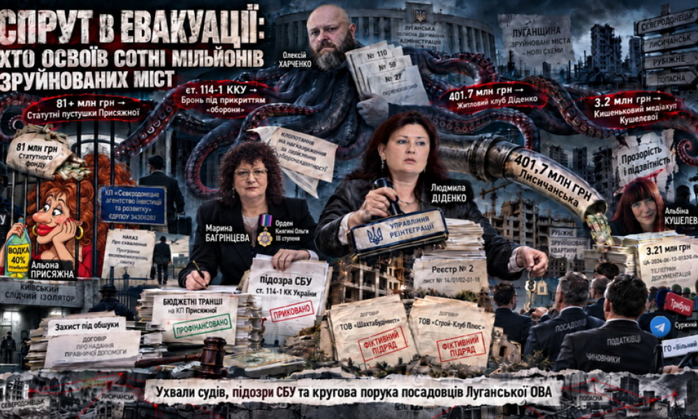 The Shadow Cartel of Relocated Luhansk: Budget Siphoning, Judicial Shelter, and Draft-Evasion Schemes Under Oleksiy Kharchenko