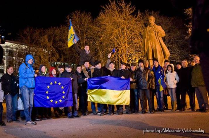 Луганск евромайдан