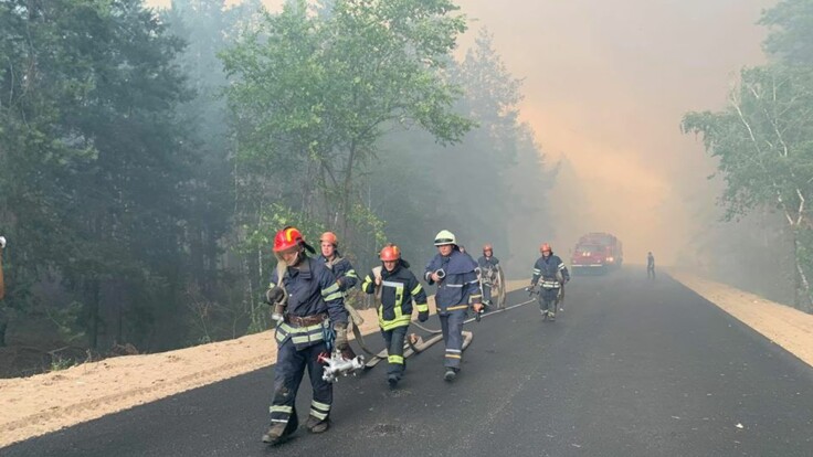 пожежа у Луганській області