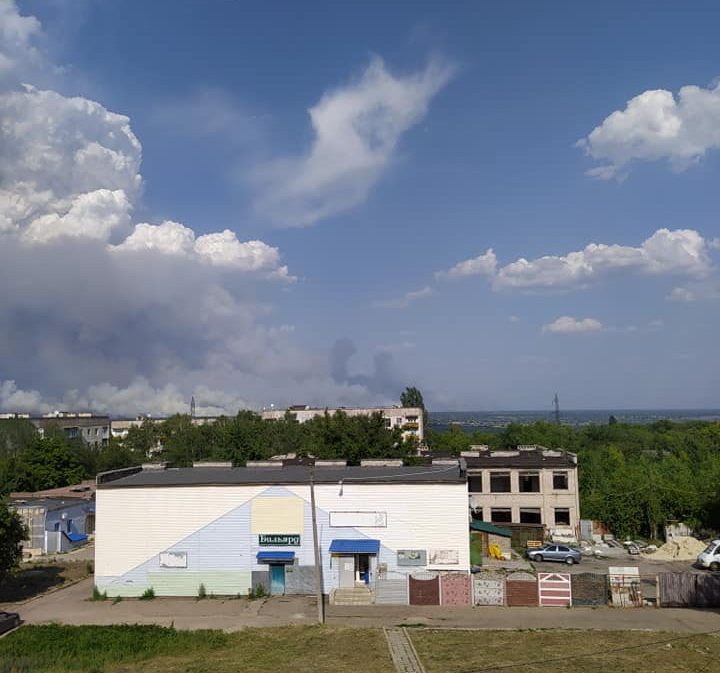 пожежа у Луганській області