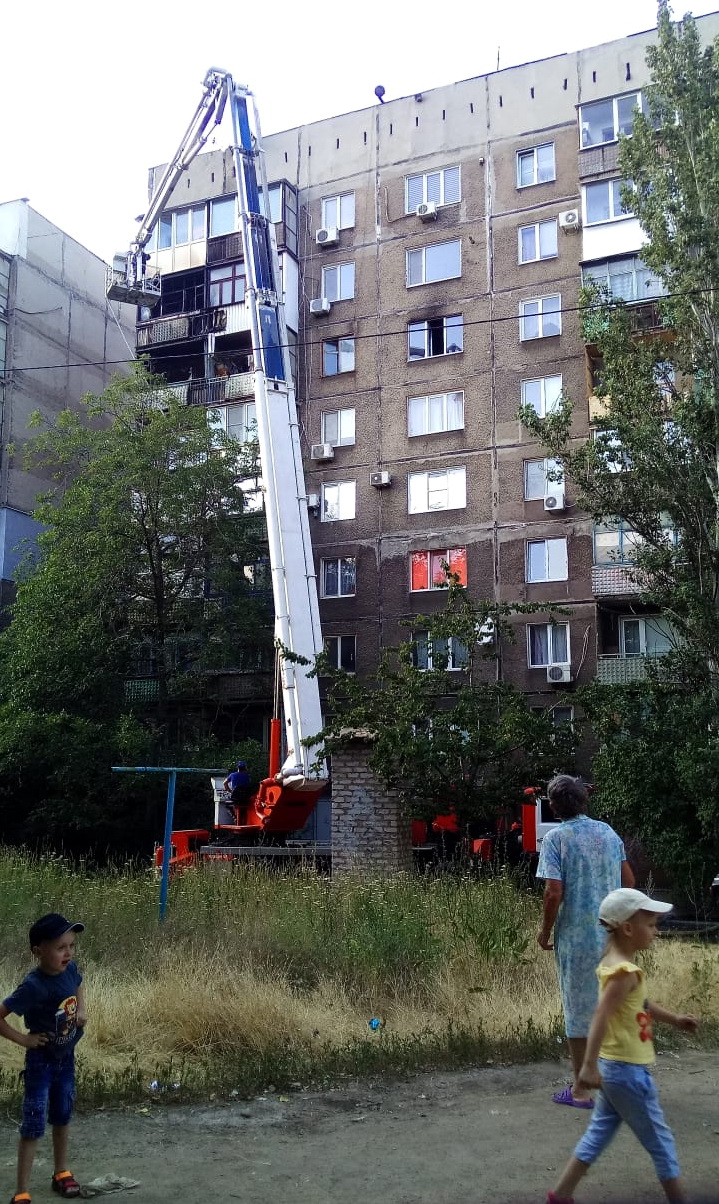 пожежа в Алчевську